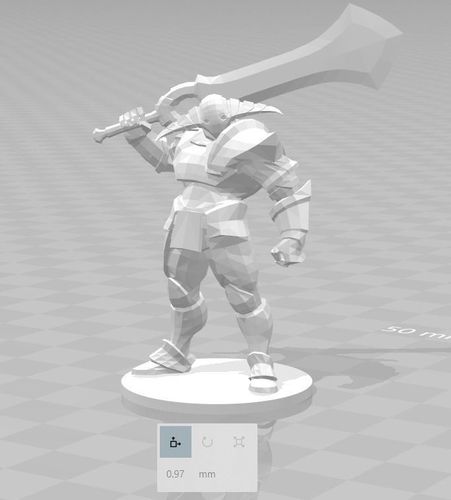 Çelik Yumruk Torkan” 3D Baskı Figür